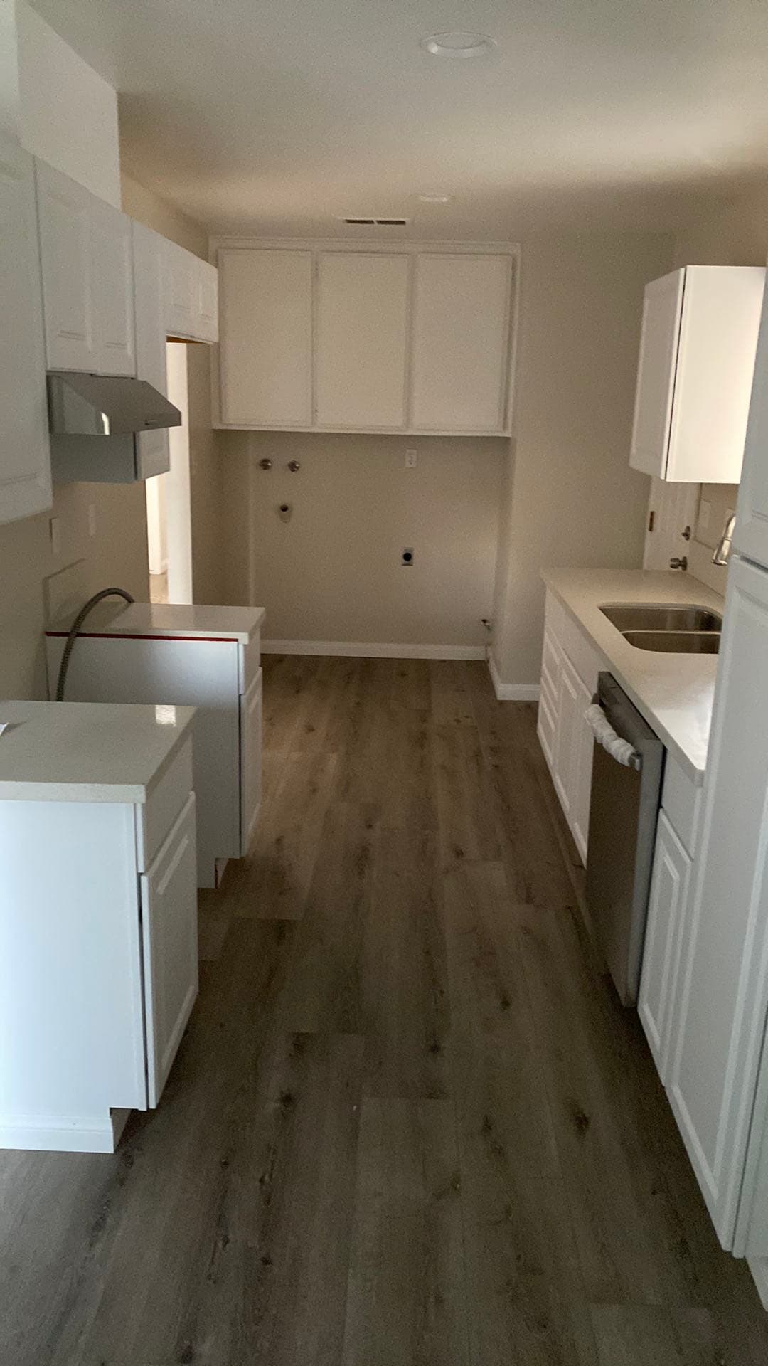 Updated interior of Long Beach home we bought for cash