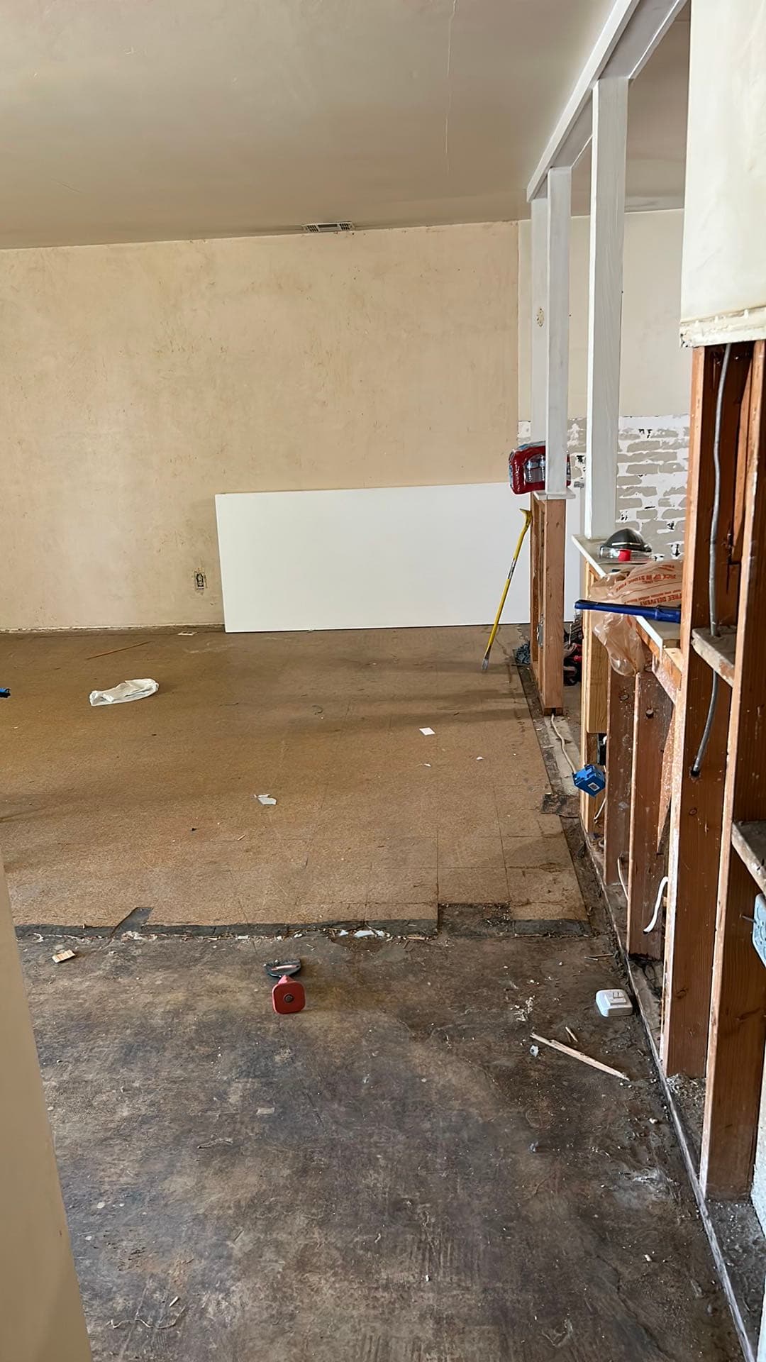 San Jose home interior before our cash purchase