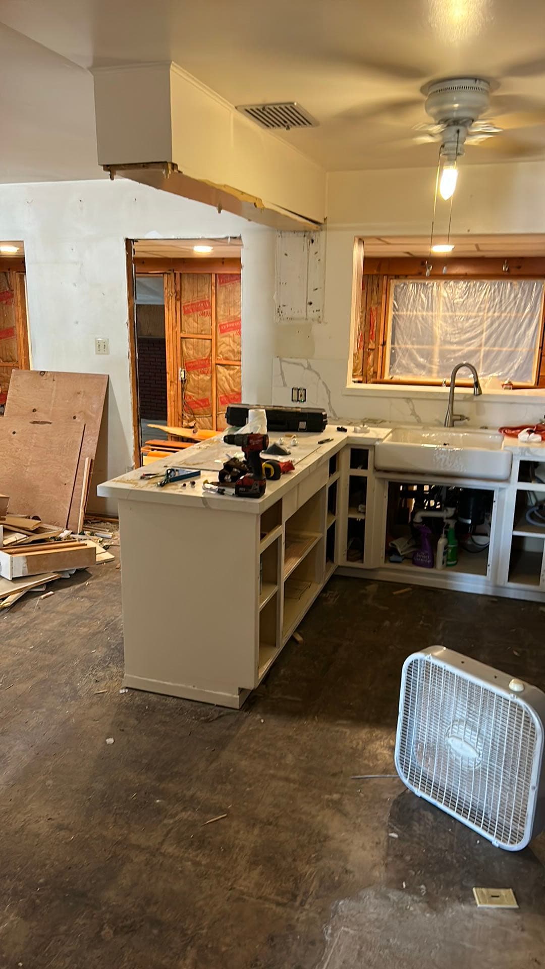 Turlock home interior before our cash purchase