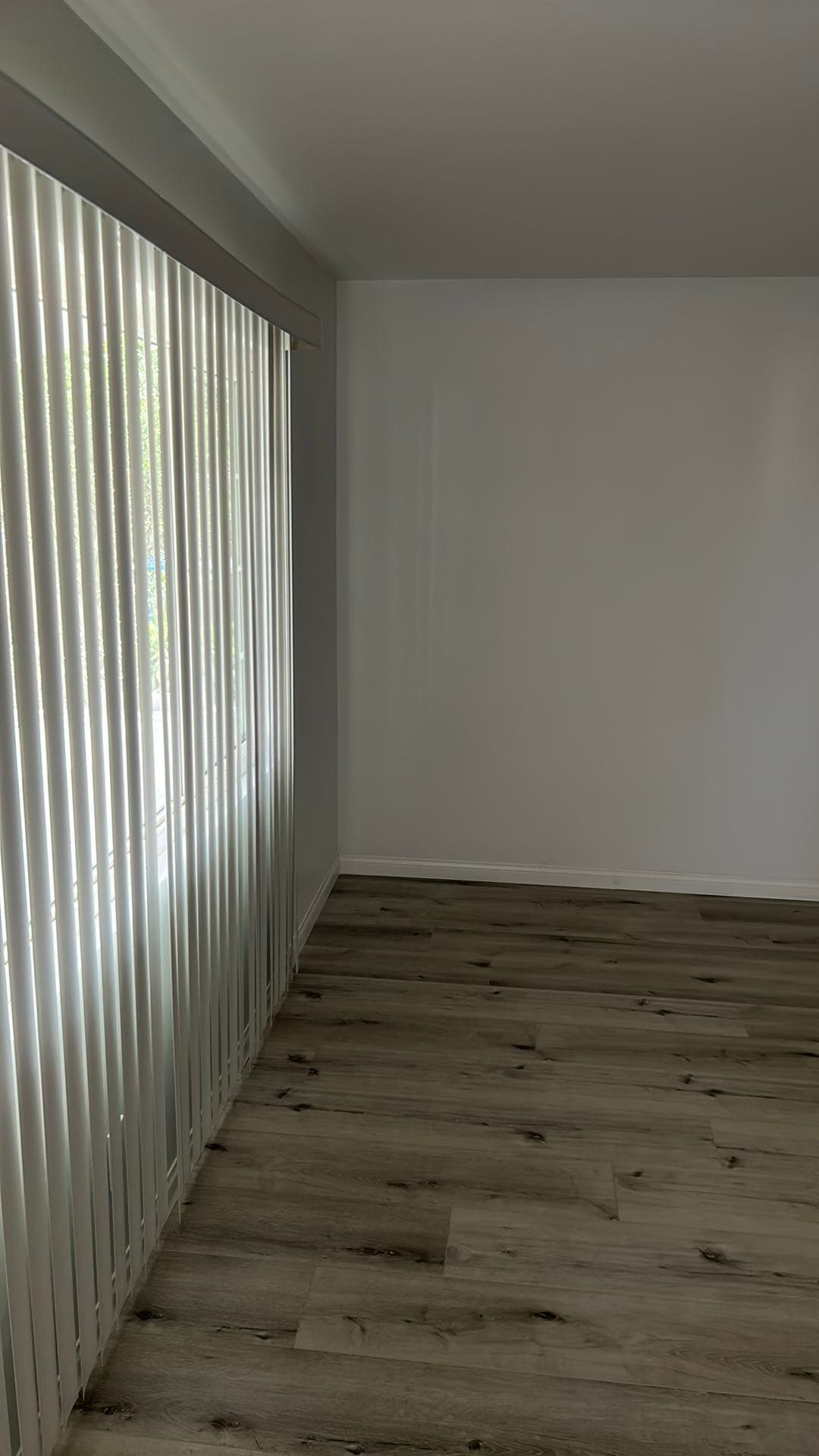Bright renovated living room in Bakersfield home we bought as-is